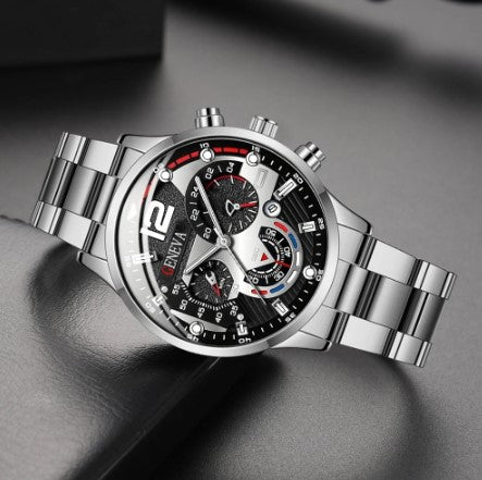 New Hot Watches Fashion Men Stainless Steel Watch Luxury wristwatch Business Watches Man