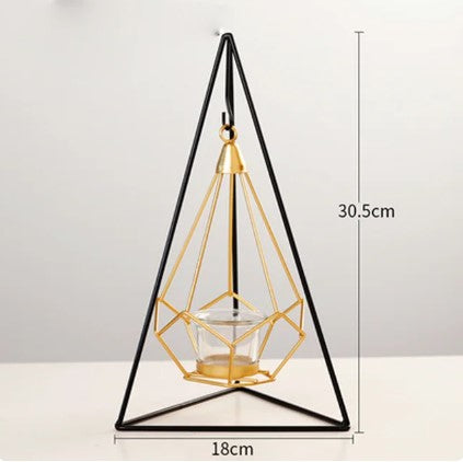 Nordic modern minimalist creative hanging candle holder living room